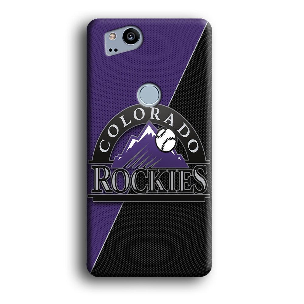 Baseball Colorado Rockies MLB 001 Google Pixel 2 3D Case-Xtracase