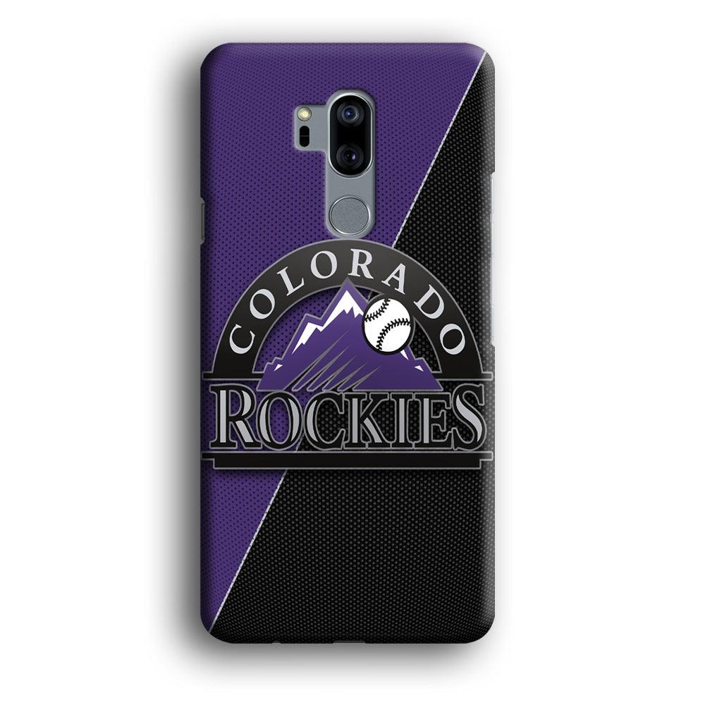 Baseball Colorado Rockies MLB 001 LG G7 ThinQ 3D Case-Xtracase