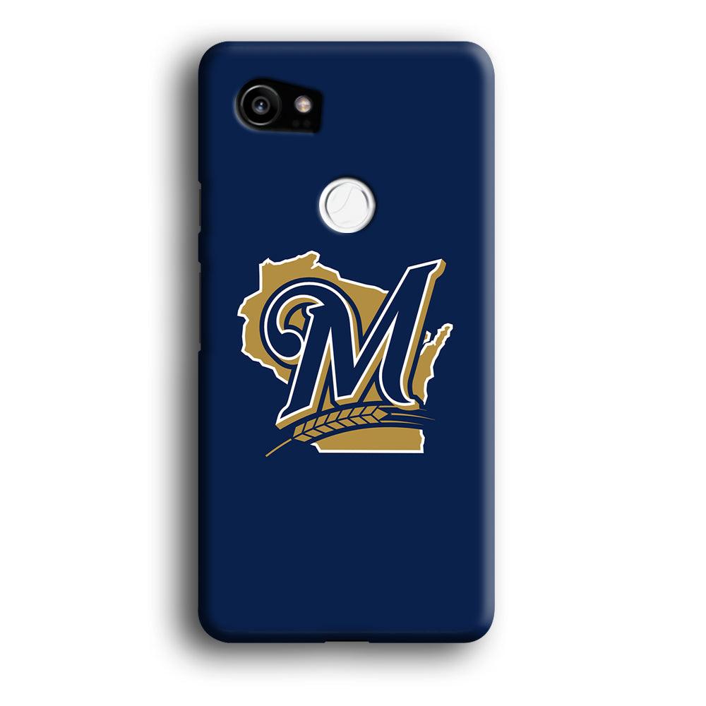 Baseball Milwaukee Brewers MLB 001 Google Pixel 2 XL 3D Case-Xtracase