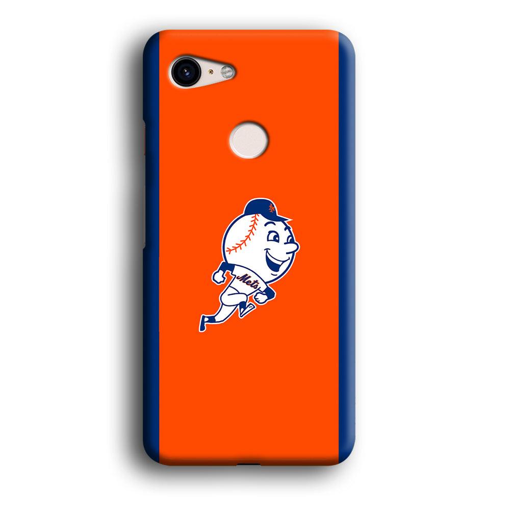 Baseball New York Mets MLB 002 Google Pixel 3 XL 3D Case-Xtracase