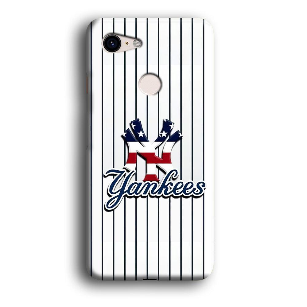 Baseball New York Yankees MLB 001 Google Pixel 3 XL 3D Case-Xtracase