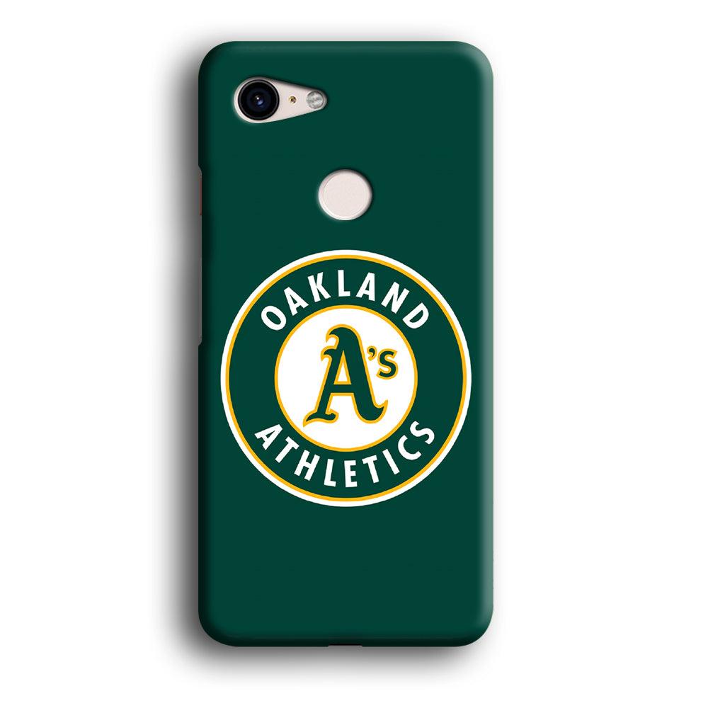 Baseball Oakland Athletics MLB 001 Google Pixel 3 XL 3D Case-Xtracase