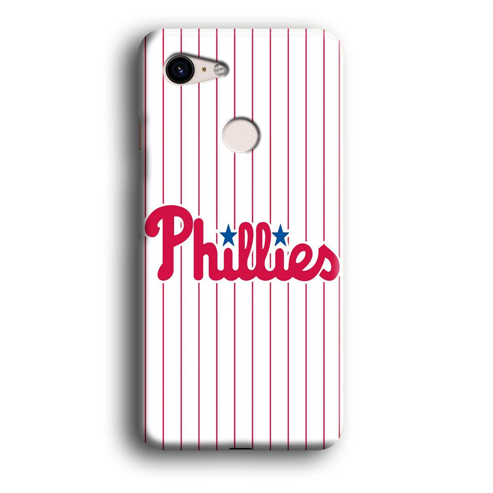 Baseball Philadelphia Phillies MLB 002 Google Pixel 3 XL 3D Case-Xtracase