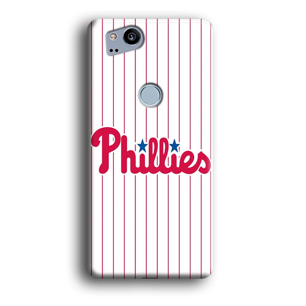 Baseball Philadelphia Phillies MLB 002 Google Pixel 2 3D Case-Xtracase