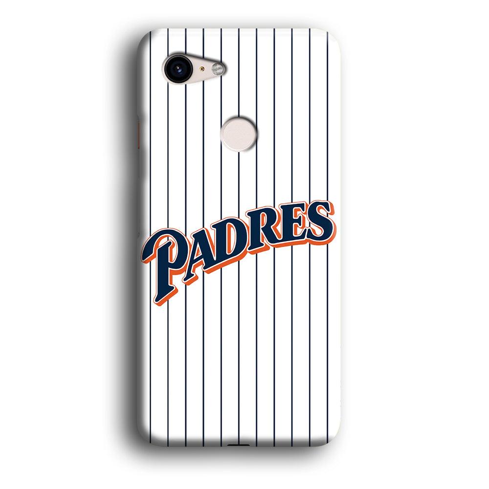 Baseball San Diego Padres MLB 001 Google Pixel 3 XL 3D Case-Xtracase