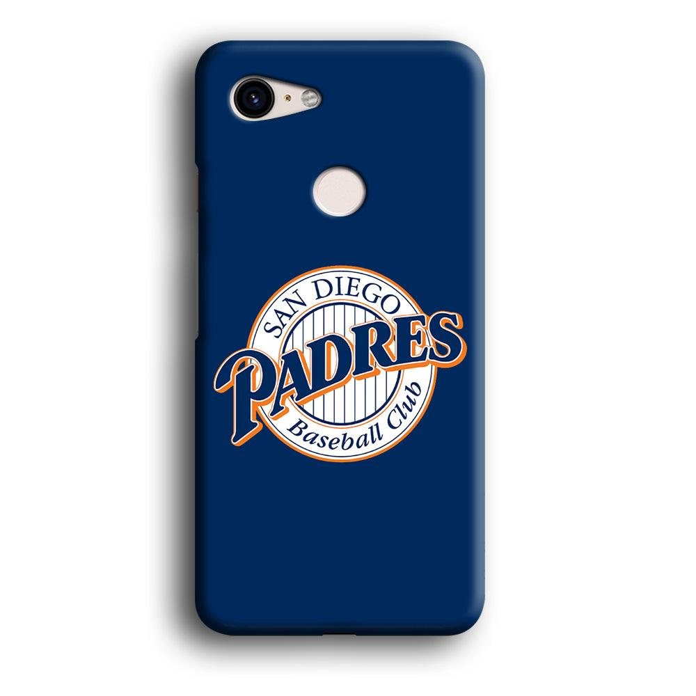 Baseball San Diego Padres MLB 002 Google Pixel 3 3D Case-Xtracase