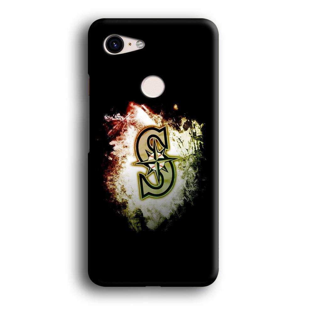 Baseball Seattle Mariners MLB 002 Google Pixel 3 3D Case-Xtracase