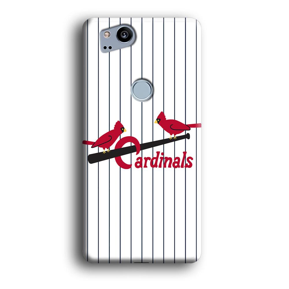 Baseball St. Louis Cardinals MLB 002 Google Pixel 2 3D Case-Xtracase