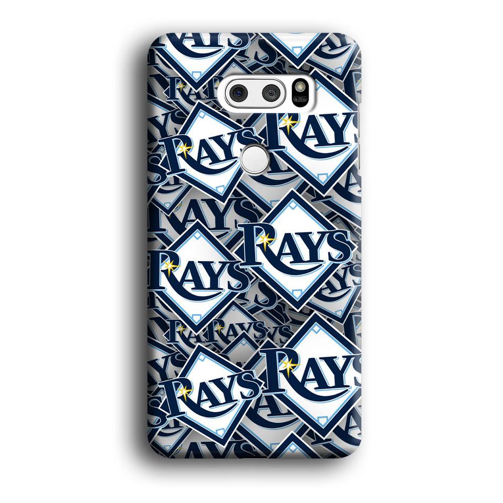 Baseball Tampa Bay Rays MLB 002 LG V30 3D Case-Xtracase