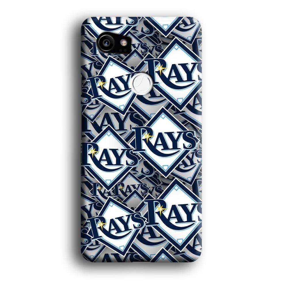 Baseball Tampa Bay Rays MLB 002 Google Pixel 2 XL 3D Case-Xtracase