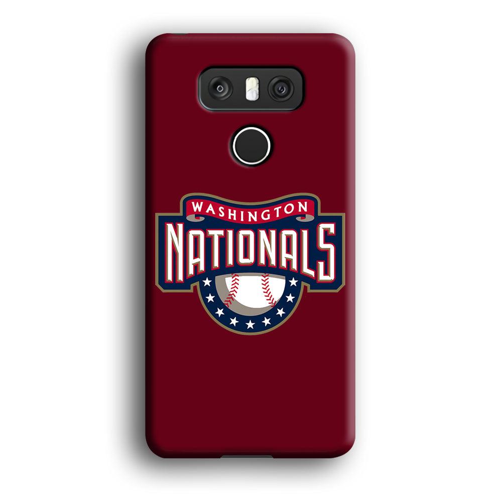 Baseball Washington Nationals MLB 002 LG G6 3D Case-Xtracase