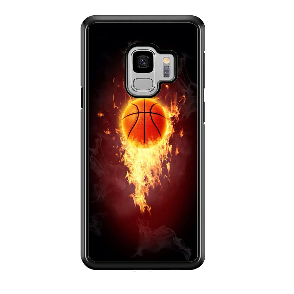 Basketball Art 001 Samsung Galaxy S9 Case-Plastic / Full Wrap (3D Case)-Xtracase