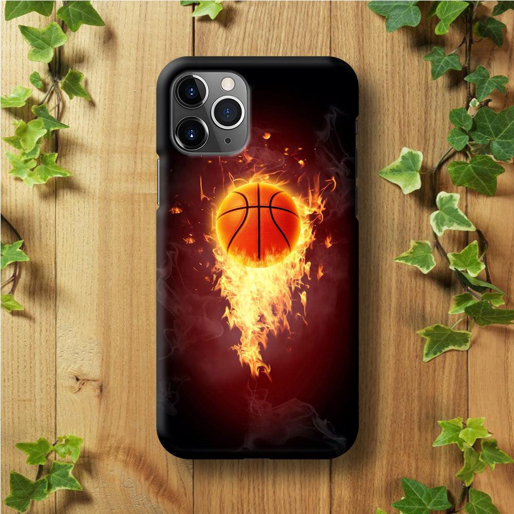 Basketball Art 001 iPhone 11 Pro Max Case-Plastic / Full Wrap (3D Case)-Xtracase