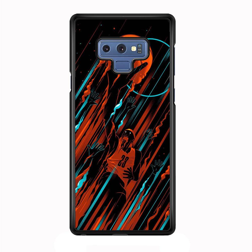 Basketball Art 003 Samsung Galaxy Note 9 Case-Plastic / Full Wrap (3D Case)-Xtracase
