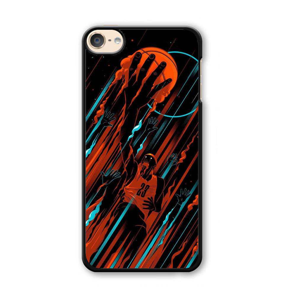 Basketball Art 003 iPod Touch 6 Case-Plastic / Full Wrap (3D Case)-Xtracase
