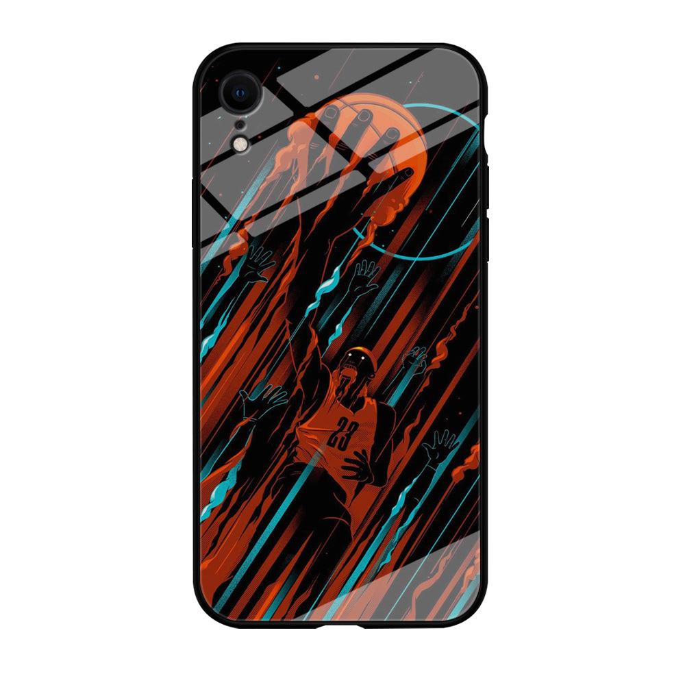 Basketball Art 003 iPhone XR Case-Tempered Glass Cas-Xtracase