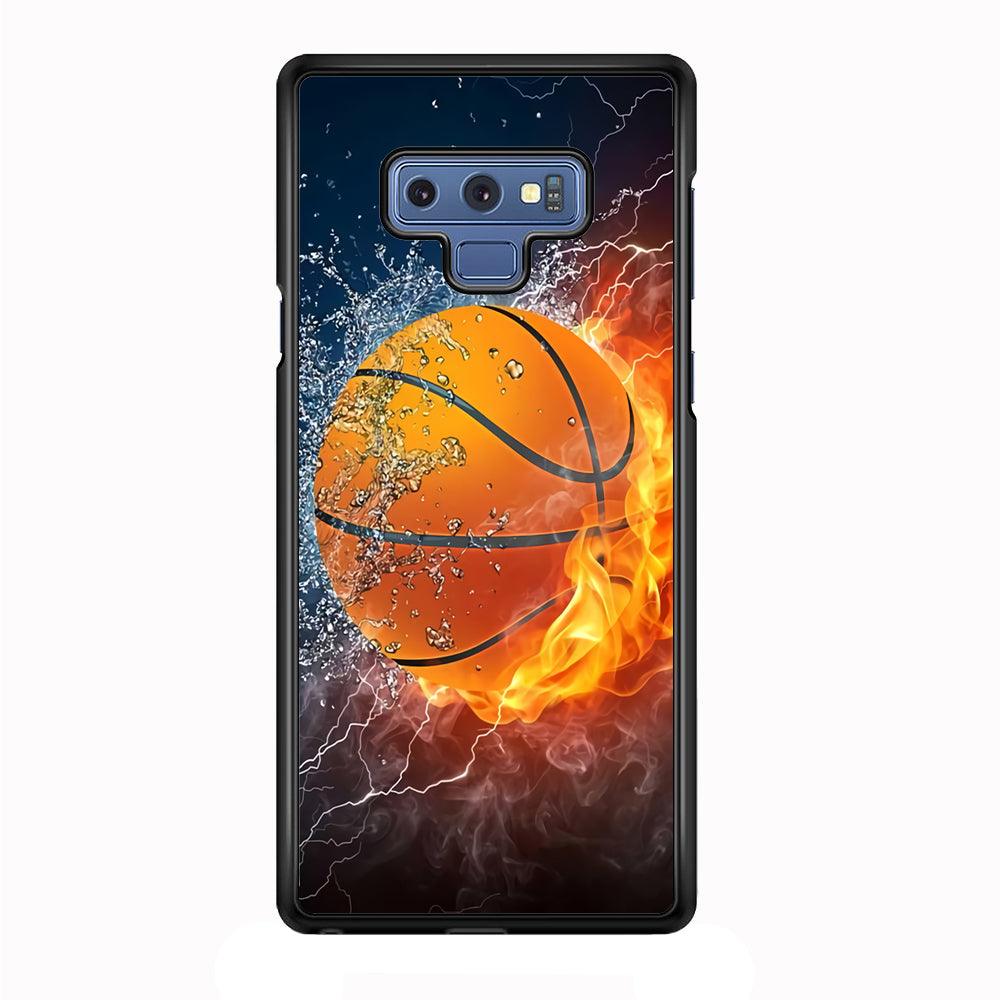 Basketball Ball Cool Art Samsung Galaxy Note 9 Case-Plastic / Full Wrap (3D Case)-Xtracase