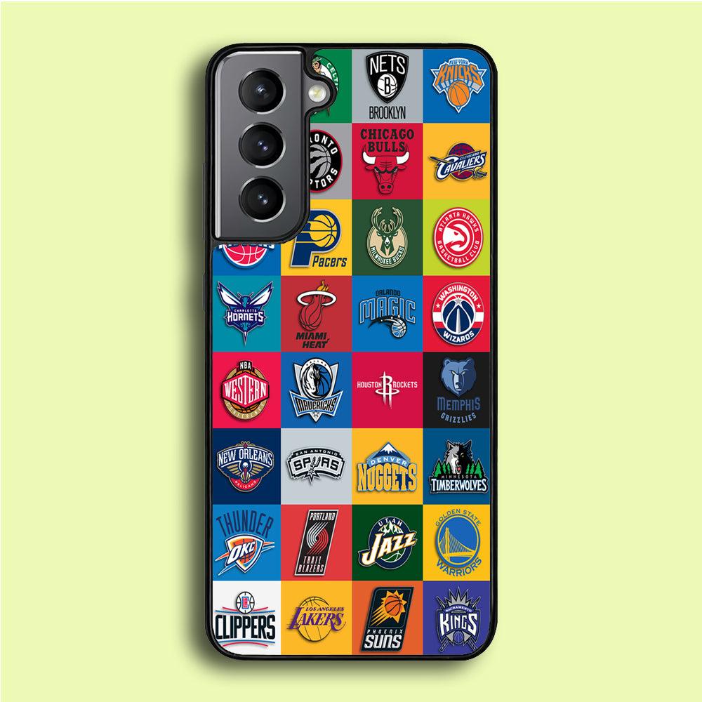 Basketball Teams NBA Samsung Galaxy S21 Plus Case-Rubber / Black (2D Case)-Xtracase