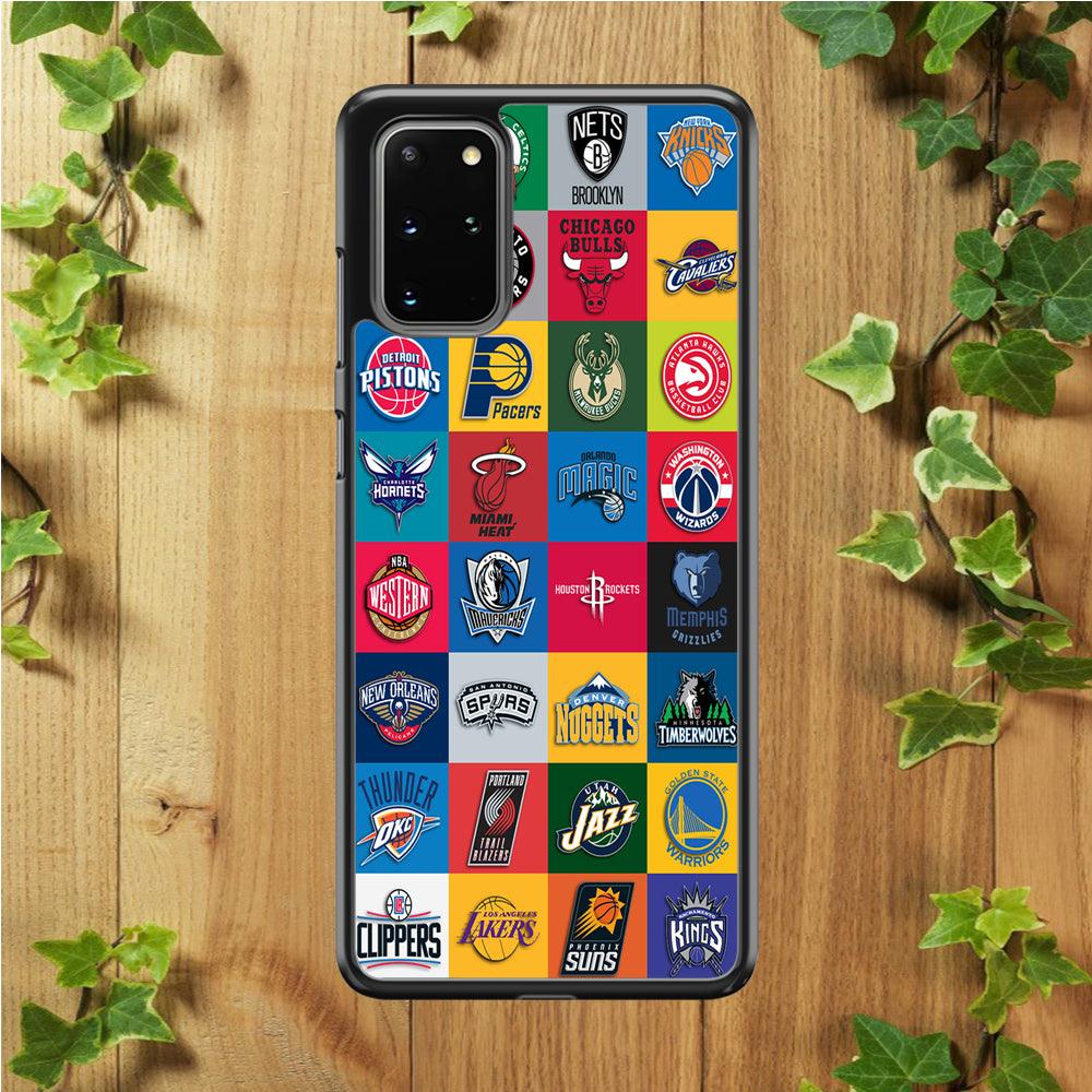 Basketball Teams NBA Samsung Galaxy S20 Plus Case-Rubber / White (2D Case)-Xtracase