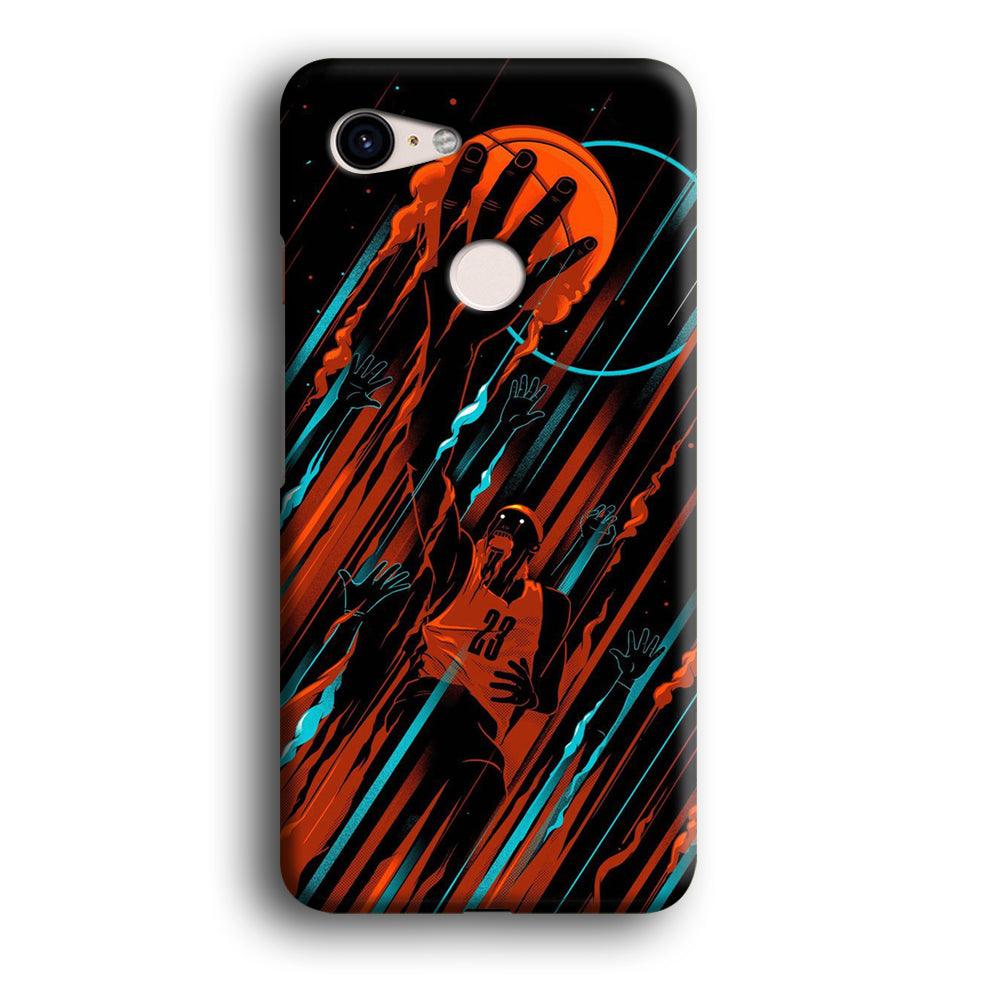 Basketball Art 003 Google Pixel 3 XL 3D Case-Xtracase