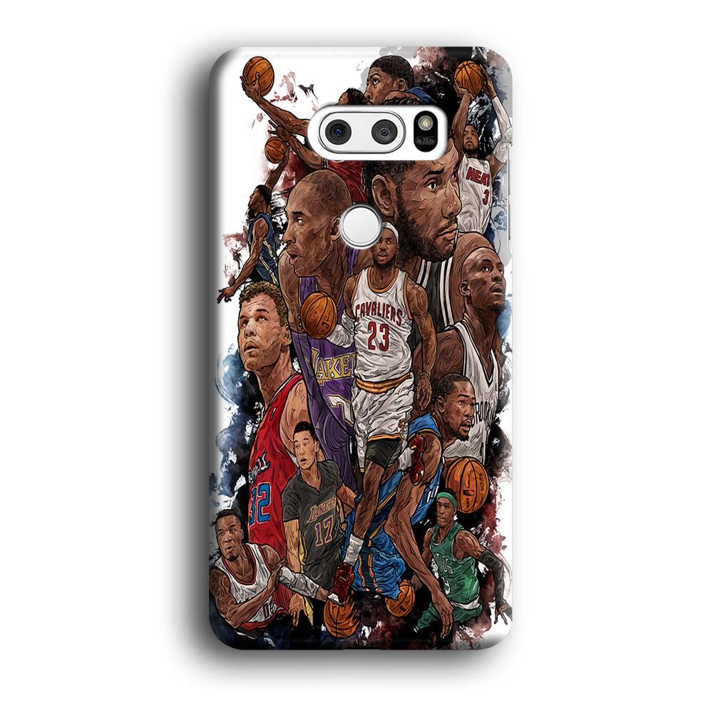 Basketball Players Art LG V30 3D Case-Xtracase