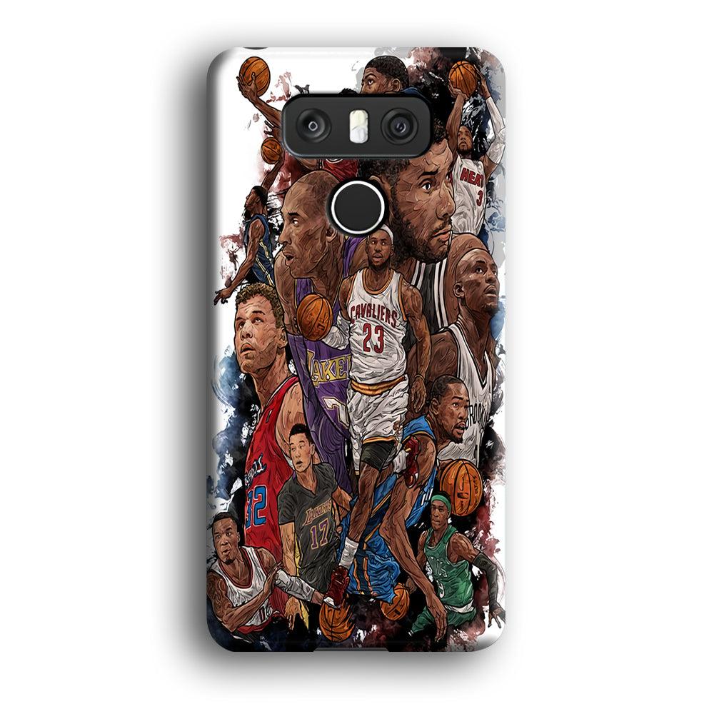 Basketball Players Art LG G6 3D Case-Xtracase