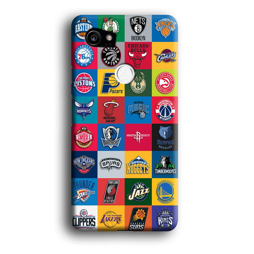 Basketball Teams NBA Google Pixel 2 XL 3D Case-Xtracase