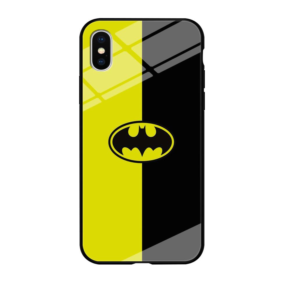 Batman 004 iPhone Xs Case-Tempered Glass Case-Xtracase