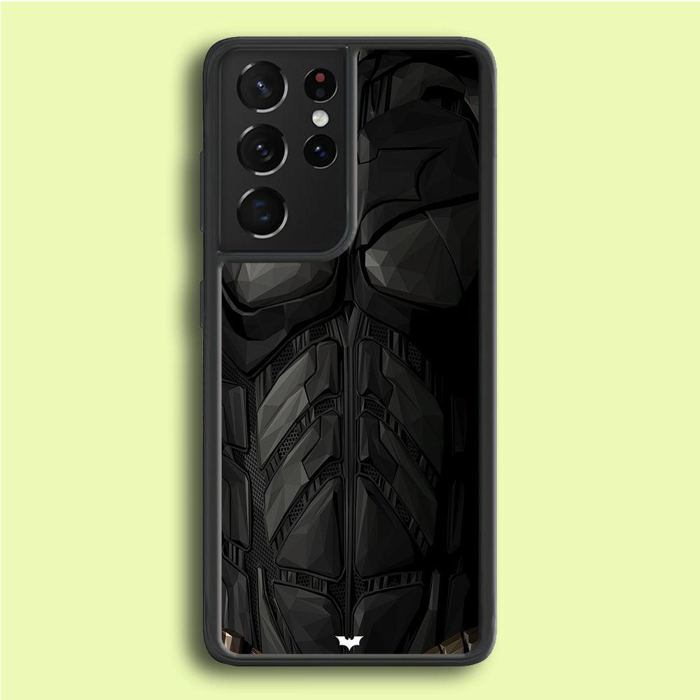 Batman Costume Suit Samsung Galaxy S25 Ultra Case-Rubber / Black (2D Case)-Xtracase