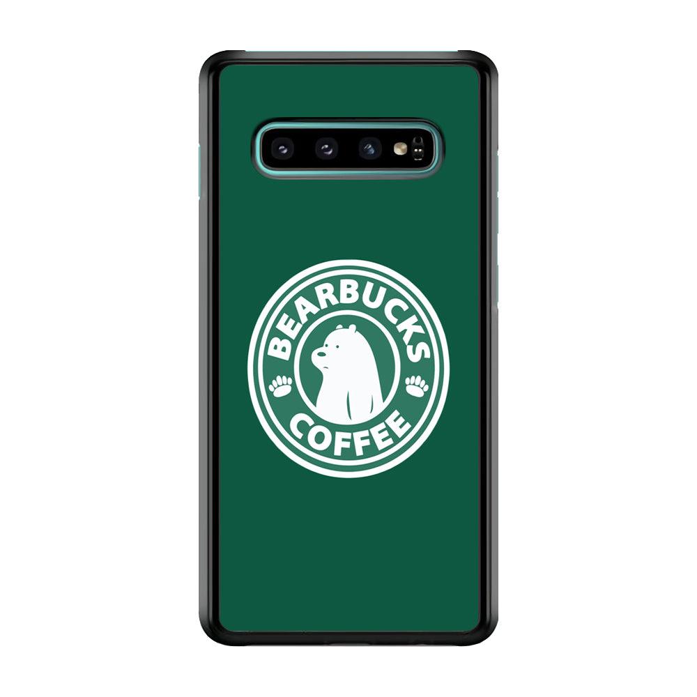 Bearbucks Coffee Samsung Galaxy S10 Case-Plastic / Full Wrap (3D Case)-Xtracase