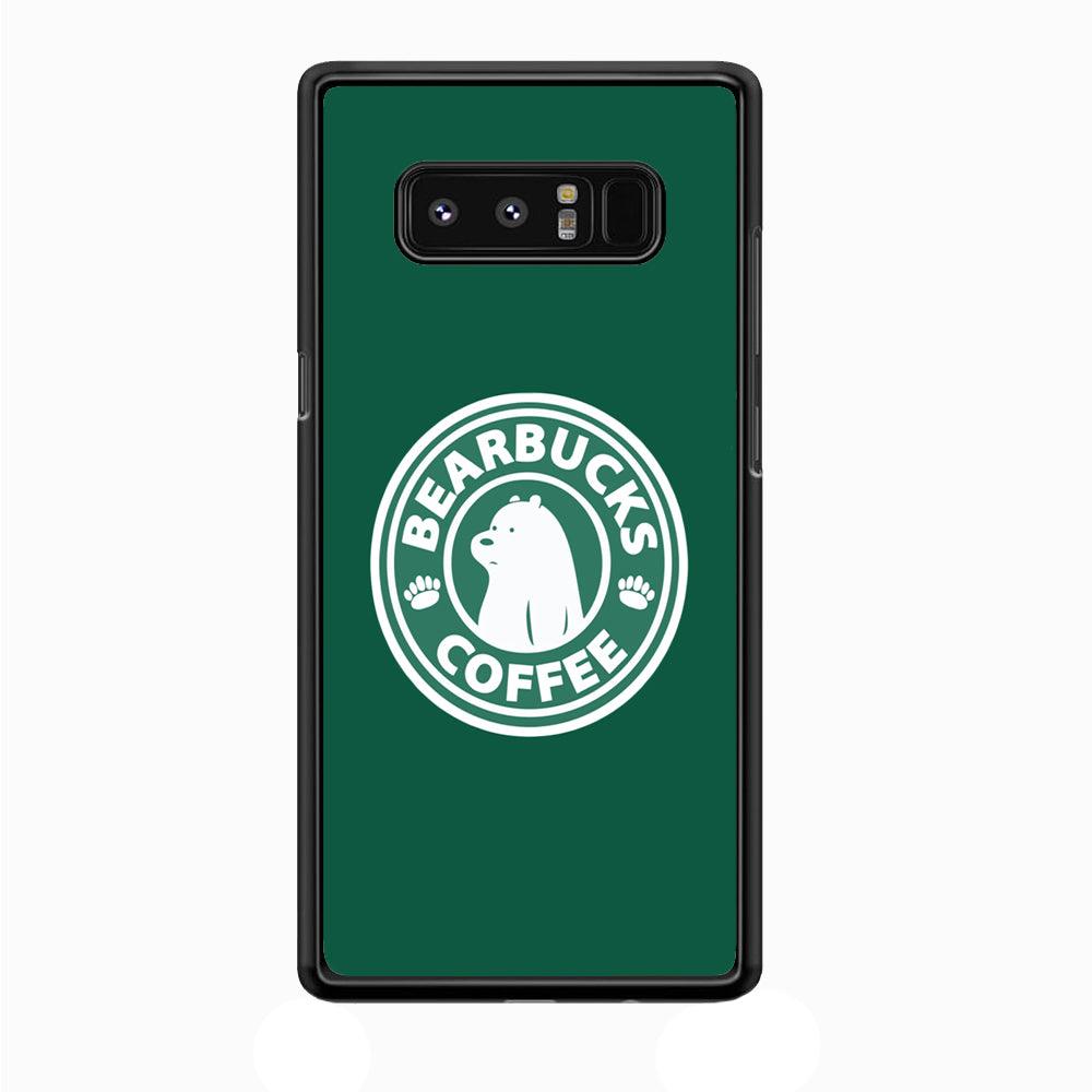 Bearbucks Coffee Samsung Galaxy Note 8 Case-Plastic / Full Wrap (3D Case)-Xtracase