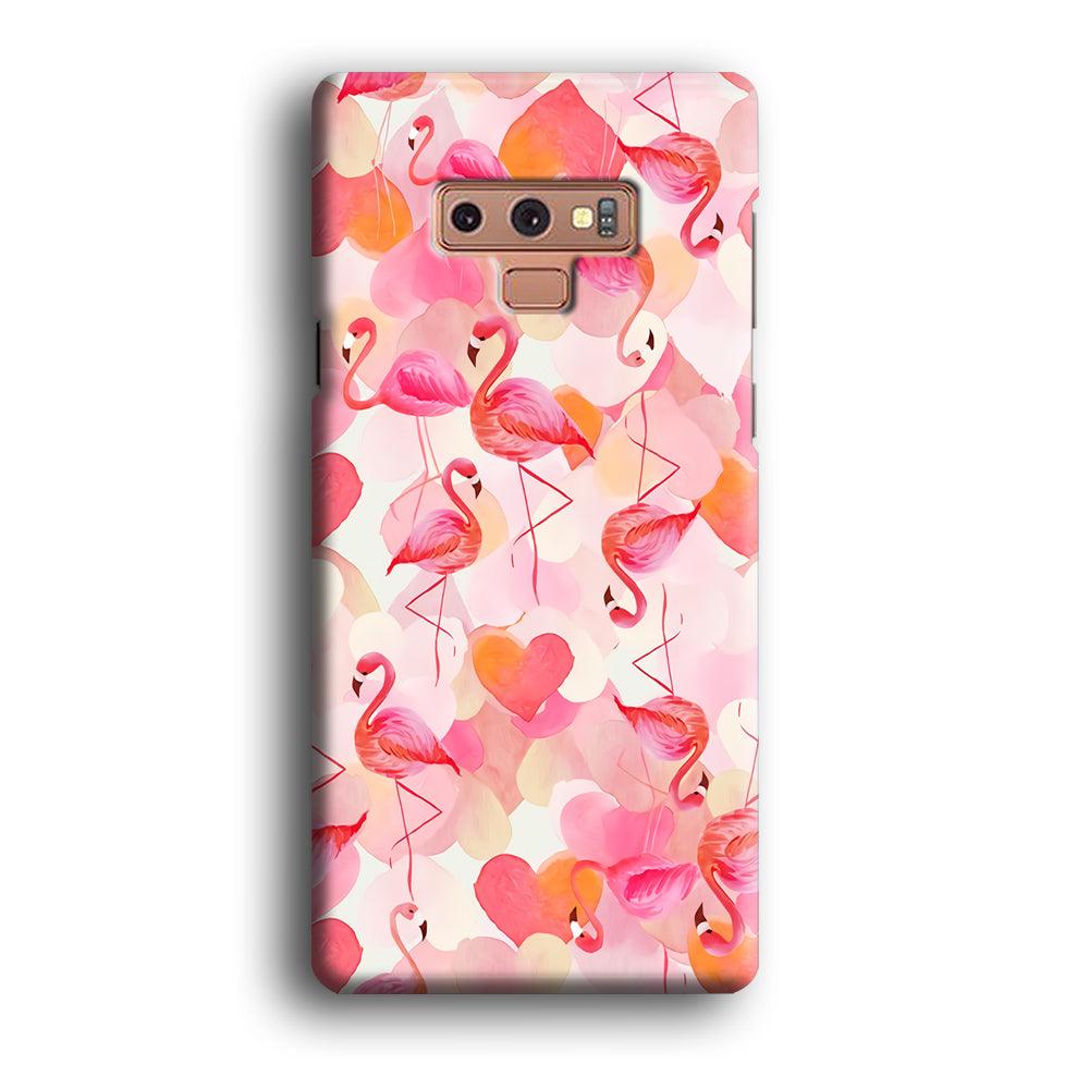 Beautiful Flamingo Art Samsung Galaxy Note 9 3D Case-Xtracase