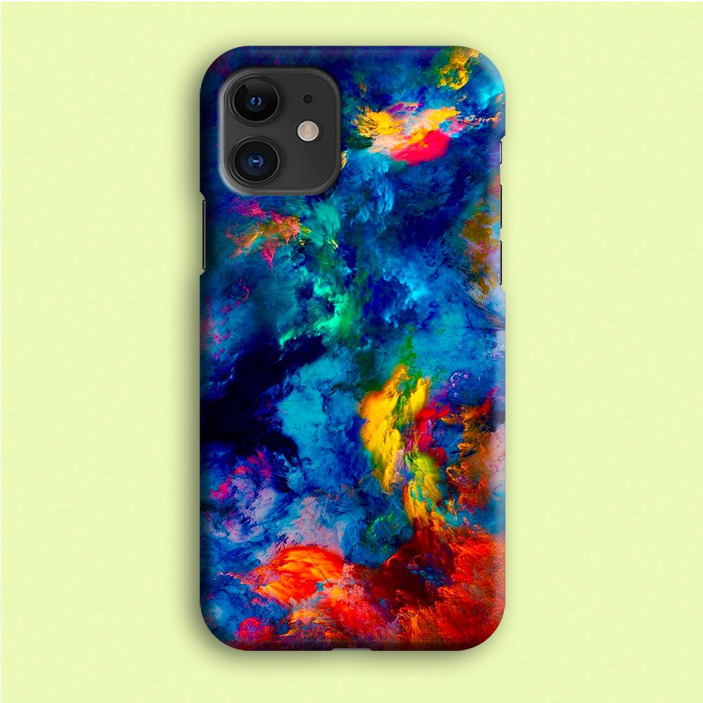 Beautiful Marble Colorful 001 iPhone 12 Case-Plastic / Full Wrap (3D Case)-Xtracase