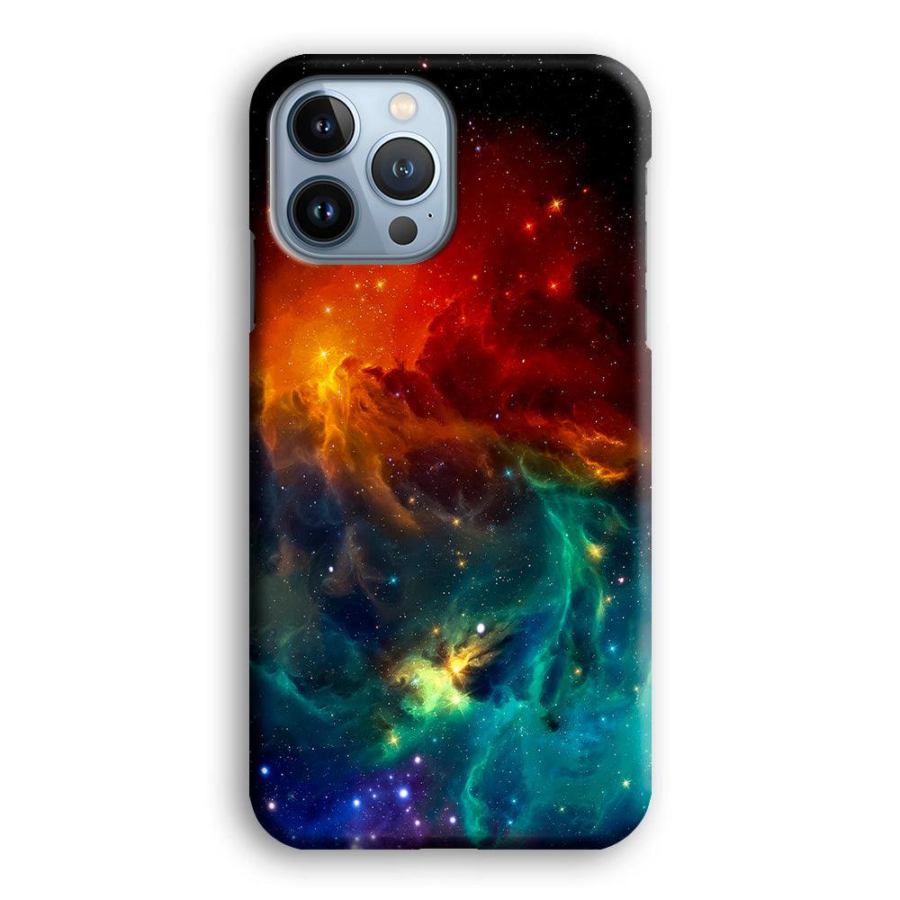Beautiful Space Colorful 001 iPhone 13 Pro Case-Plastic / Full Wrap (3D Case)-Xtracase
