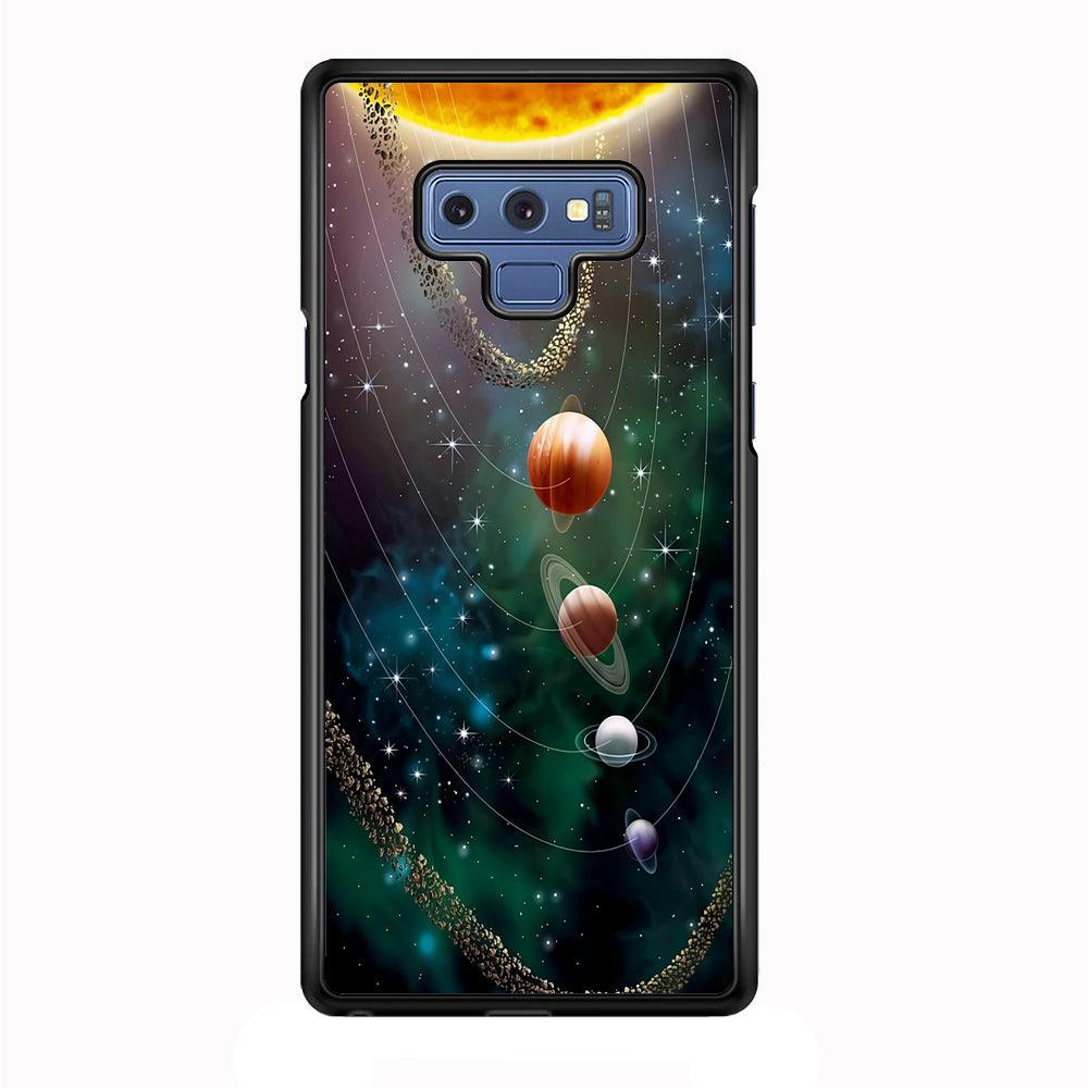 Beautiful Space Colorful 002 Samsung Galaxy Note 9 Case-Plastic / Full Wrap (3D Case)-Xtracase