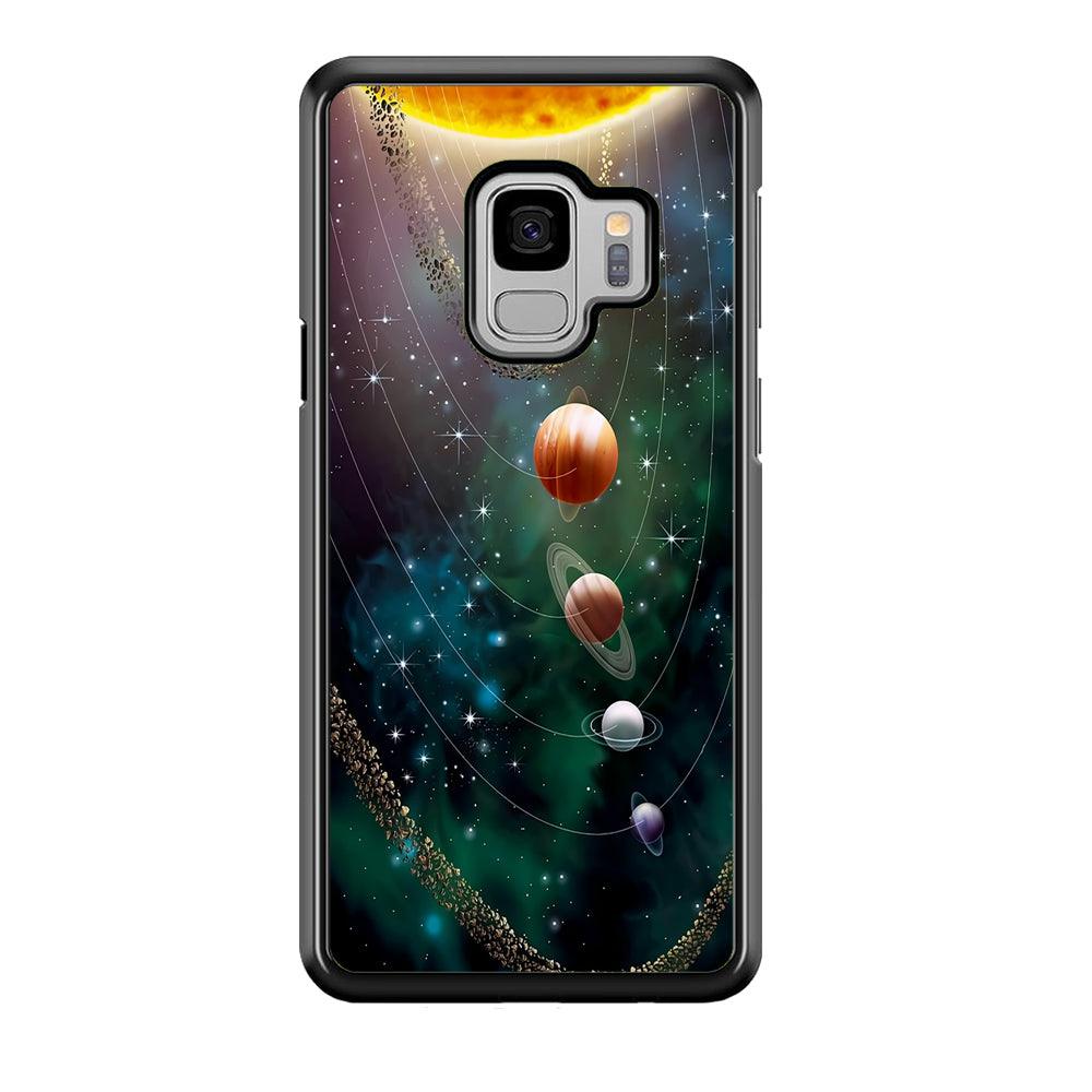 Beautiful Space Colorful 002 Samsung Galaxy S9 Case-Plastic / Full Wrap (3D Case)-Xtracase