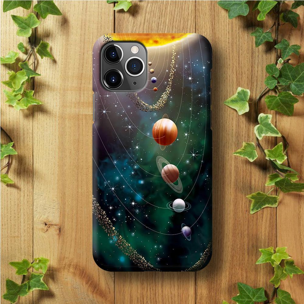 Beautiful Space Colorful 002 iPhone 11 Pro Case-Plastic / Full Wrap (3D Case)-Xtracase