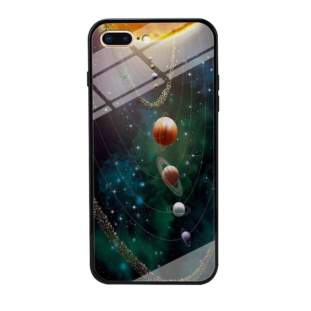 Beautiful Space Colorful 002 iPhone 8 Plus Case-Tempered Glass Case-Xtracase
