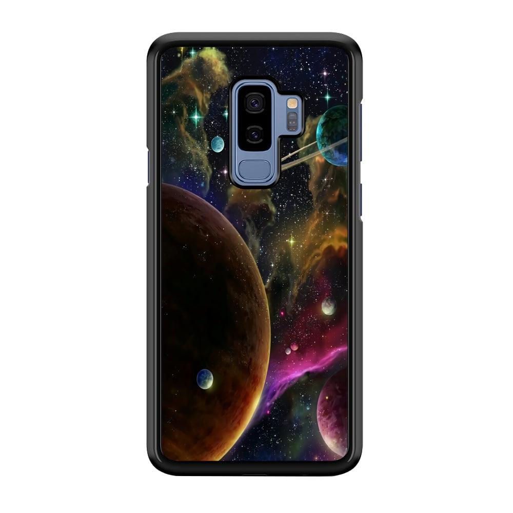 Beautiful Space Colorful 006 Samsung Galaxy S9 Plus Case-Plastic / Full Wrap (3D Case)-Xtracase