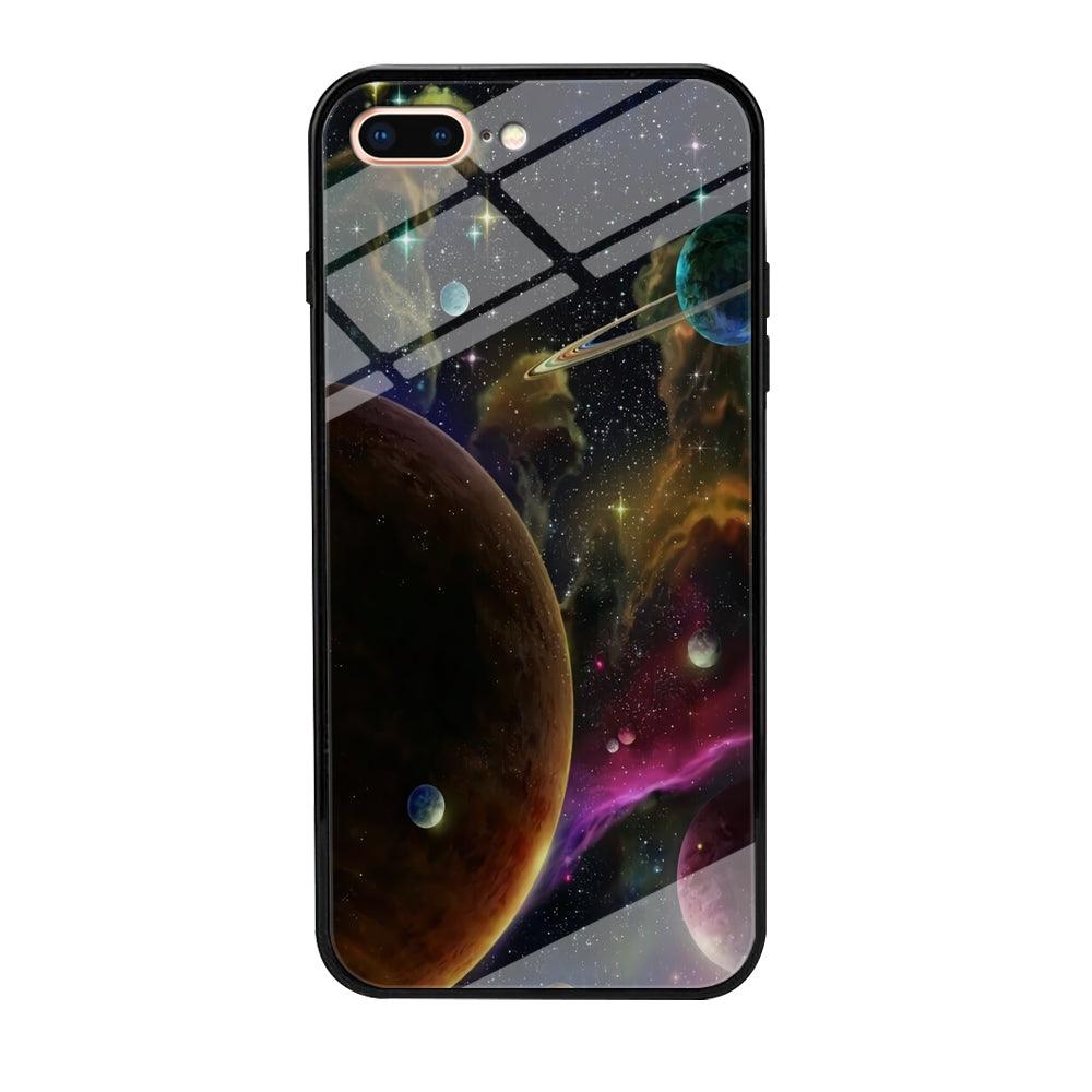 Beautiful Space Colorful 006 iPhone 7 Plus Case-Tempered Glass Case-Xtracase