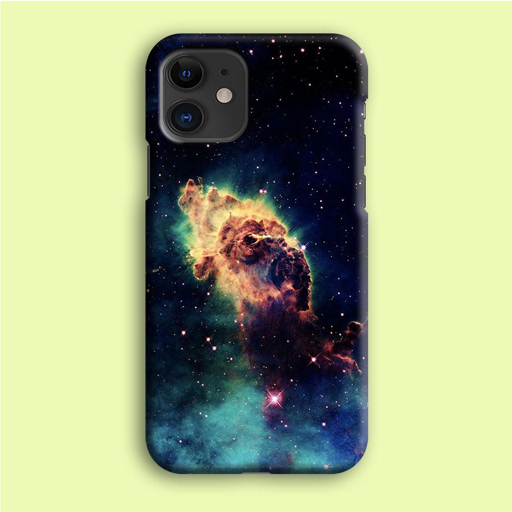 Beautiful Space Colorful 007 iPhone 12 Case-Plastic / Full Wrap (3D Case)-Xtracase