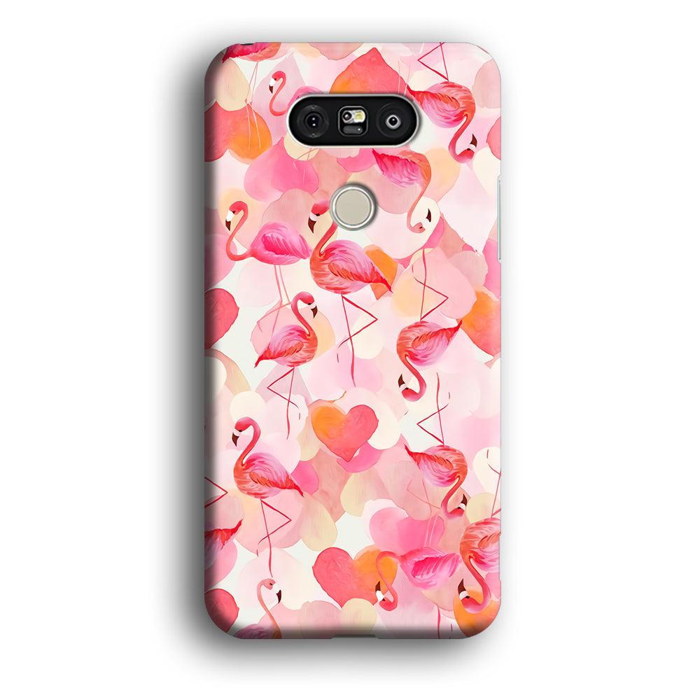 Beautiful Flamingo Art LG G5 3D Case-Xtracase