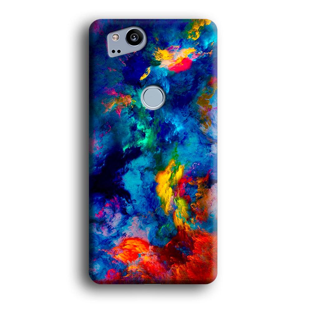 Beautiful Marble Colorful 001 Google Pixel 2 3D Case-Xtracase
