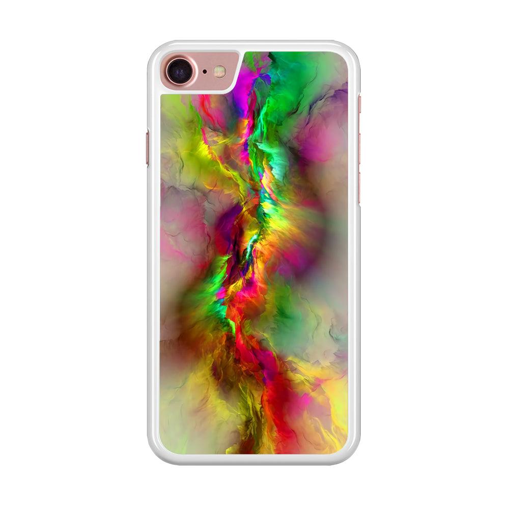 Beautifull Gradation Color iPhone 7 Case-Rubber / White (2D Case)-Xtracase