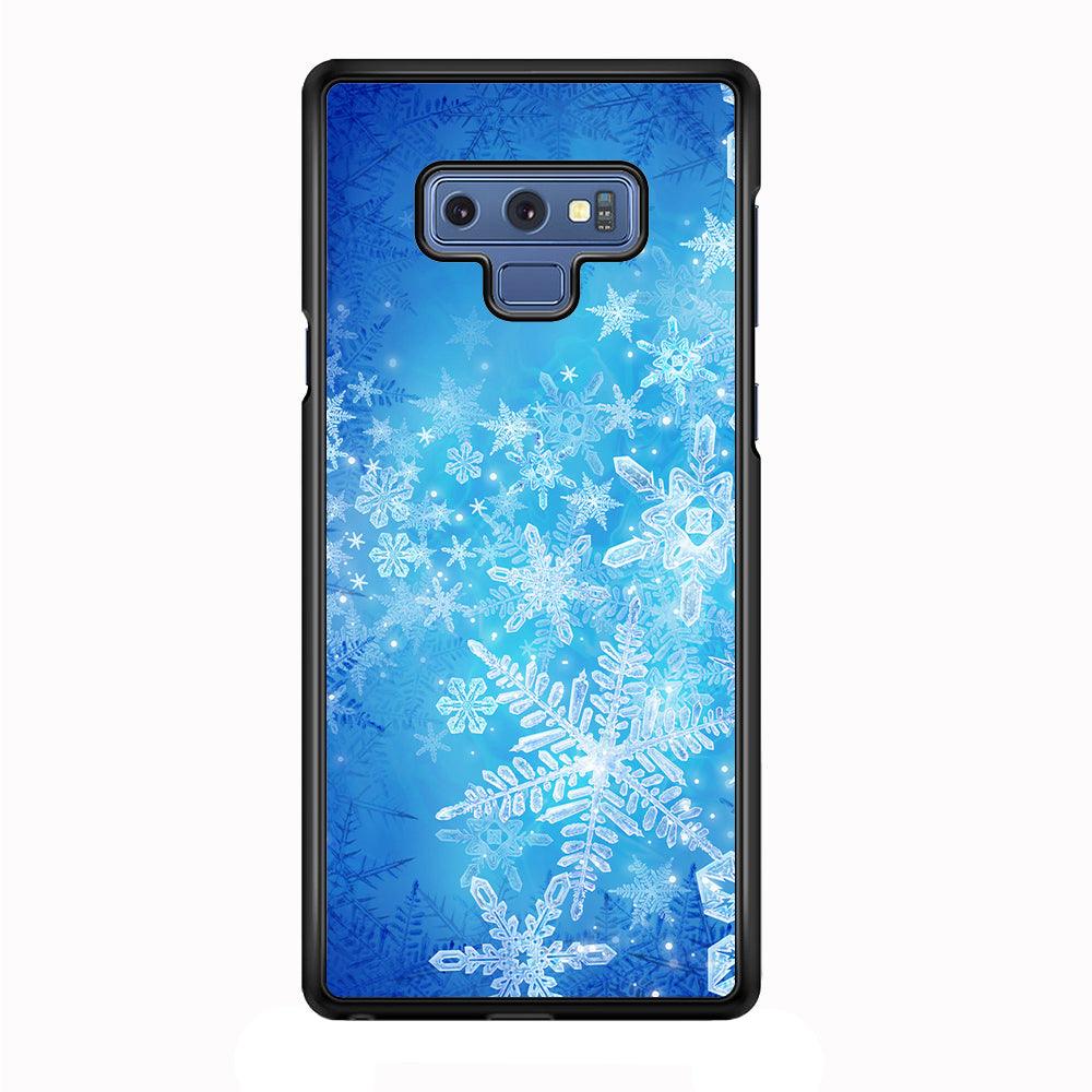 Beautifull Snow Pattern Samsung Galaxy Note 9 Case-Plastic / Full Wrap (3D Case)-Xtracase