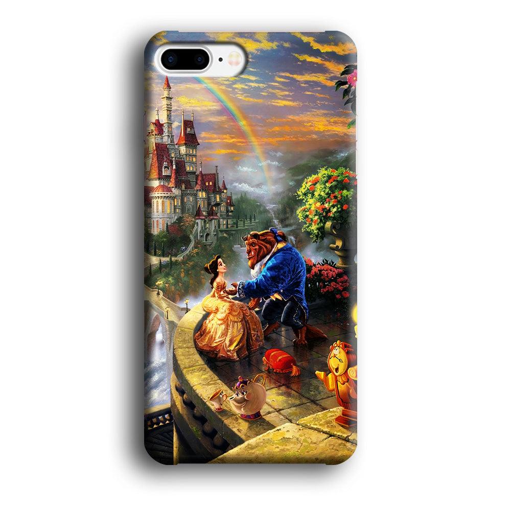 Beauty and The Beast iPhone 7 Plus Case-Plastic / Full Wrap (3D Case)-Xtracase