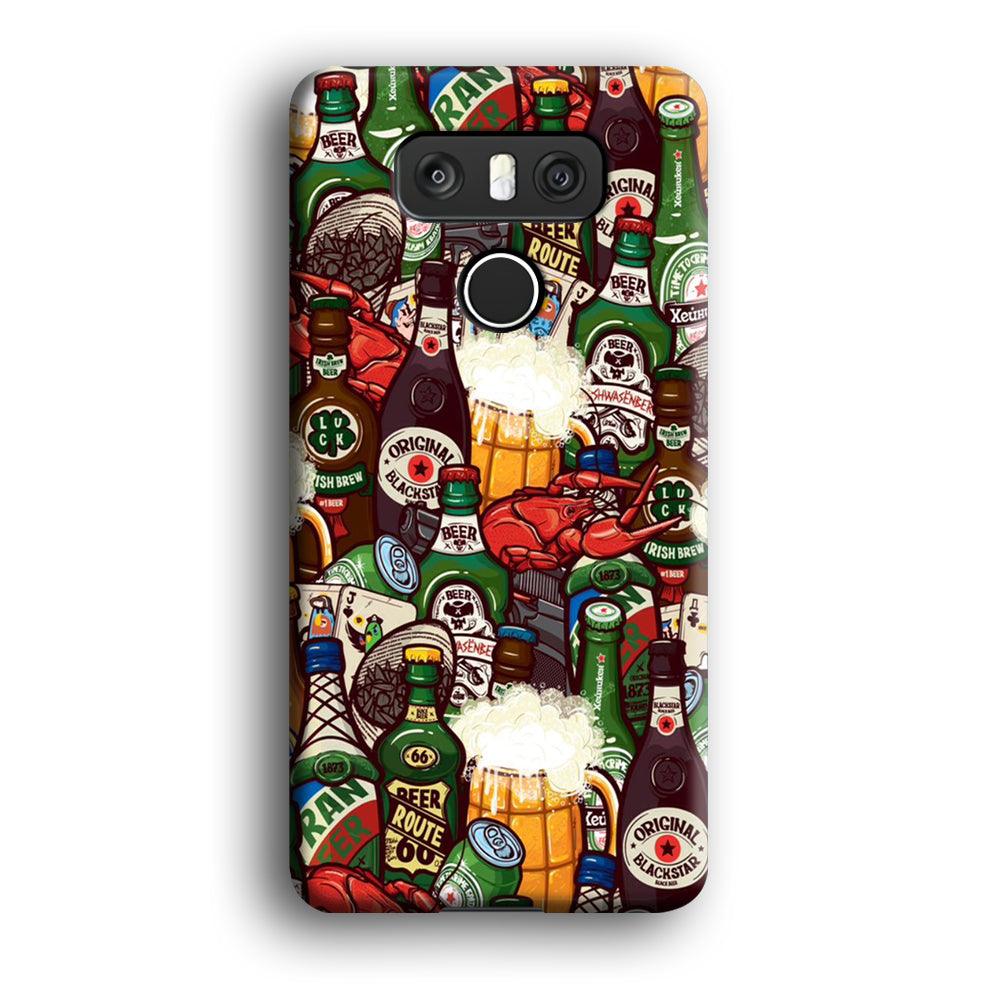 Beer Bottle Art LG G6 3D Case-Xtracase