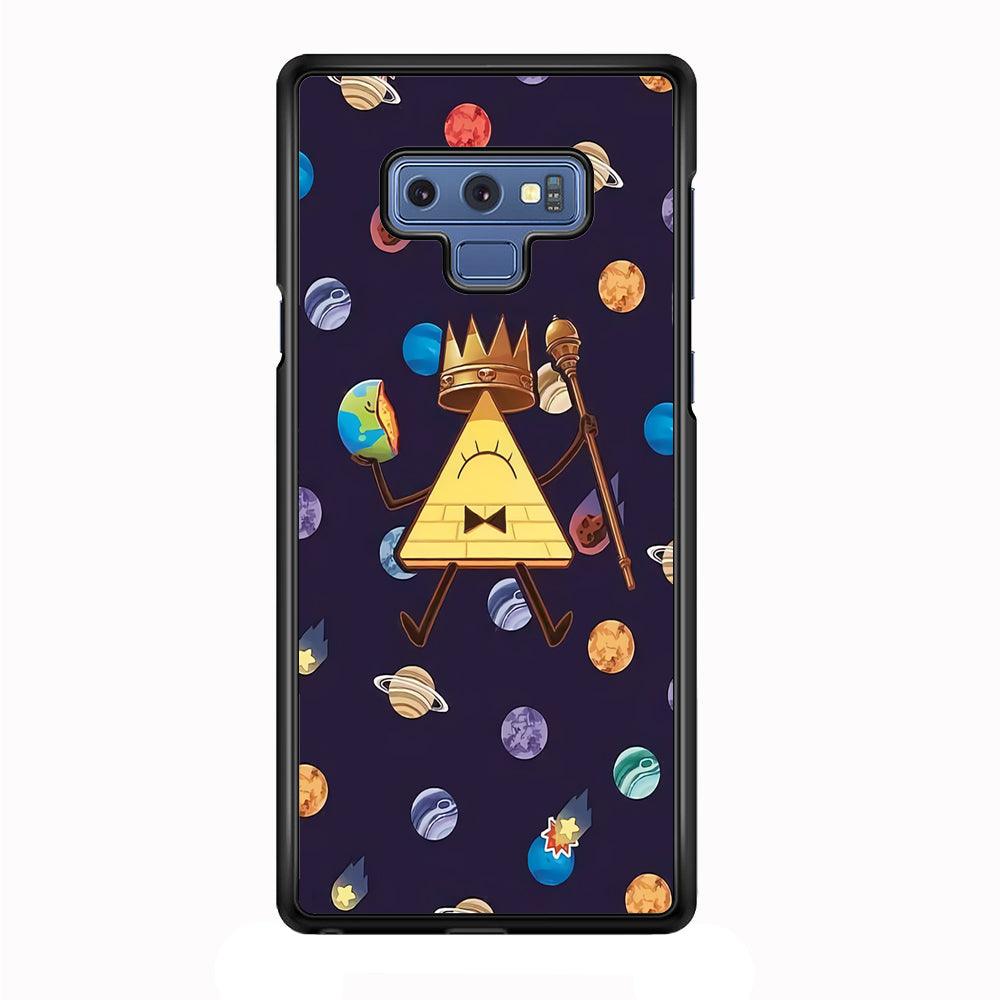 Bill Cipher and Planets Doodle Samsung Galaxy Note 9 Case-Plastic / Full Wrap (3D Case)-Xtracase