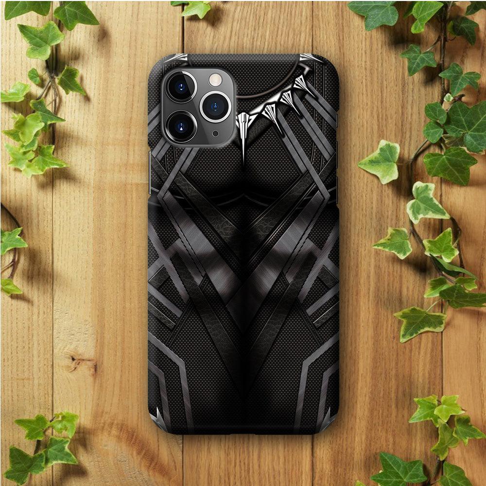 Black Panther Suit iPhone 11 Pro Case-Plastic / Full Wrap (3D Case)-Xtracase