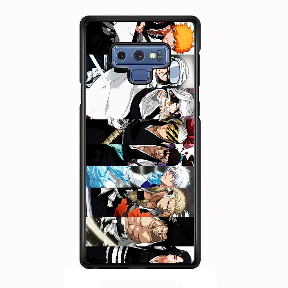 Bleach Characters Samsung Galaxy Note 9 Case-Rubber / Black (2D Case)-Xtracase